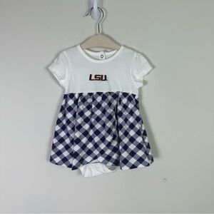 Louisiana State University LSU Tigers Baby Girl Dress Size 12 to 18 Months